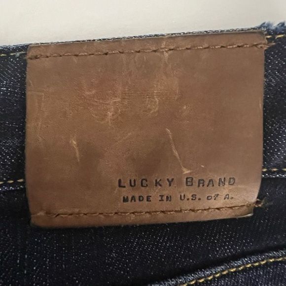 Lucky Brand Dark Wash Mid Rise Lolita Bootcut Stretch Ankle Denim Jeans Size 8 - Picture 8 of 16